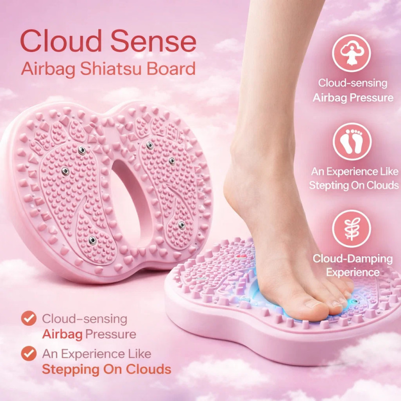 Yoga Fitness Tapis - Şişirilebilir Ayak Masaj Aleti Stepper Pedi,