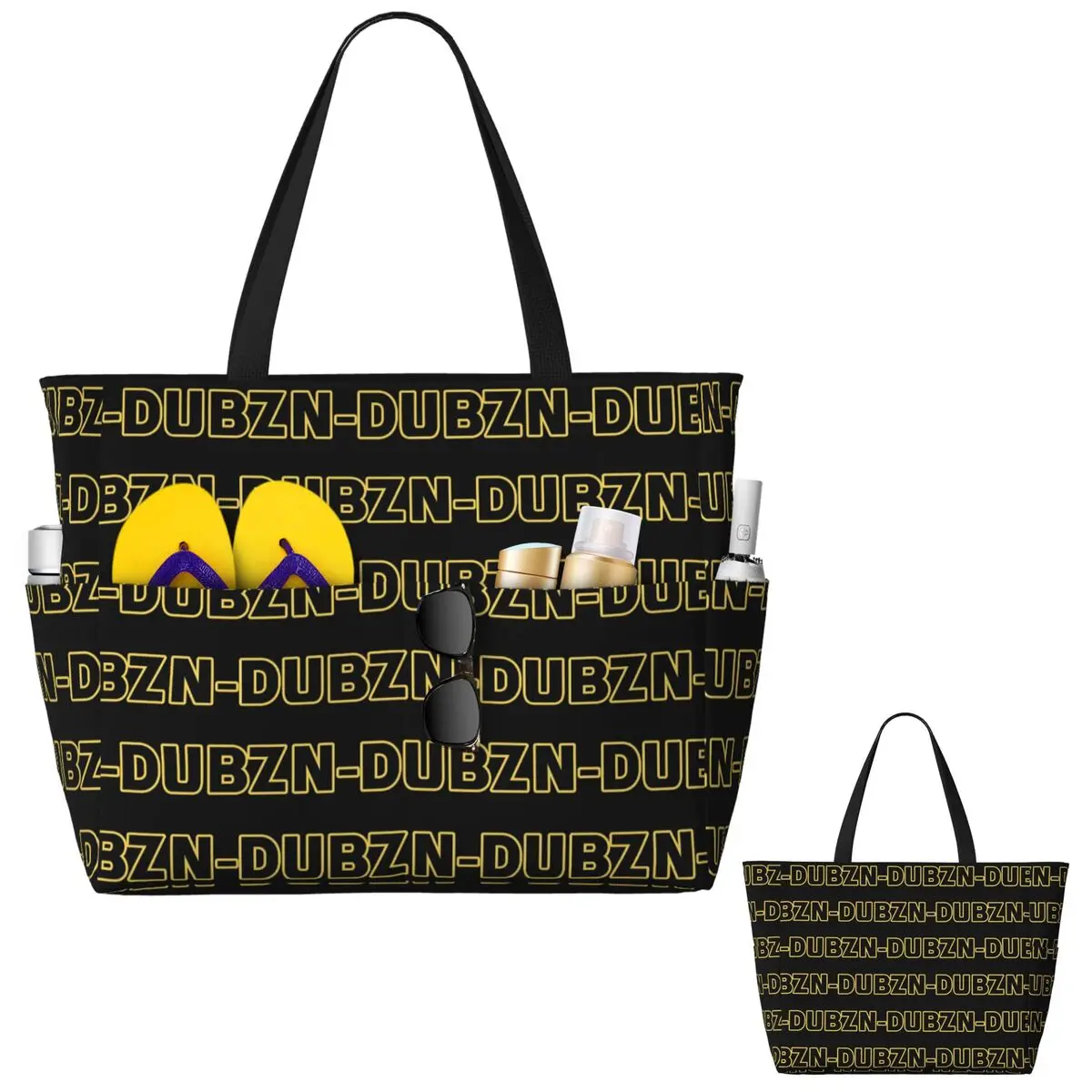 Yoga Fitness Merch - N-Dubz Merch NDubz Logo Plaj Çantası