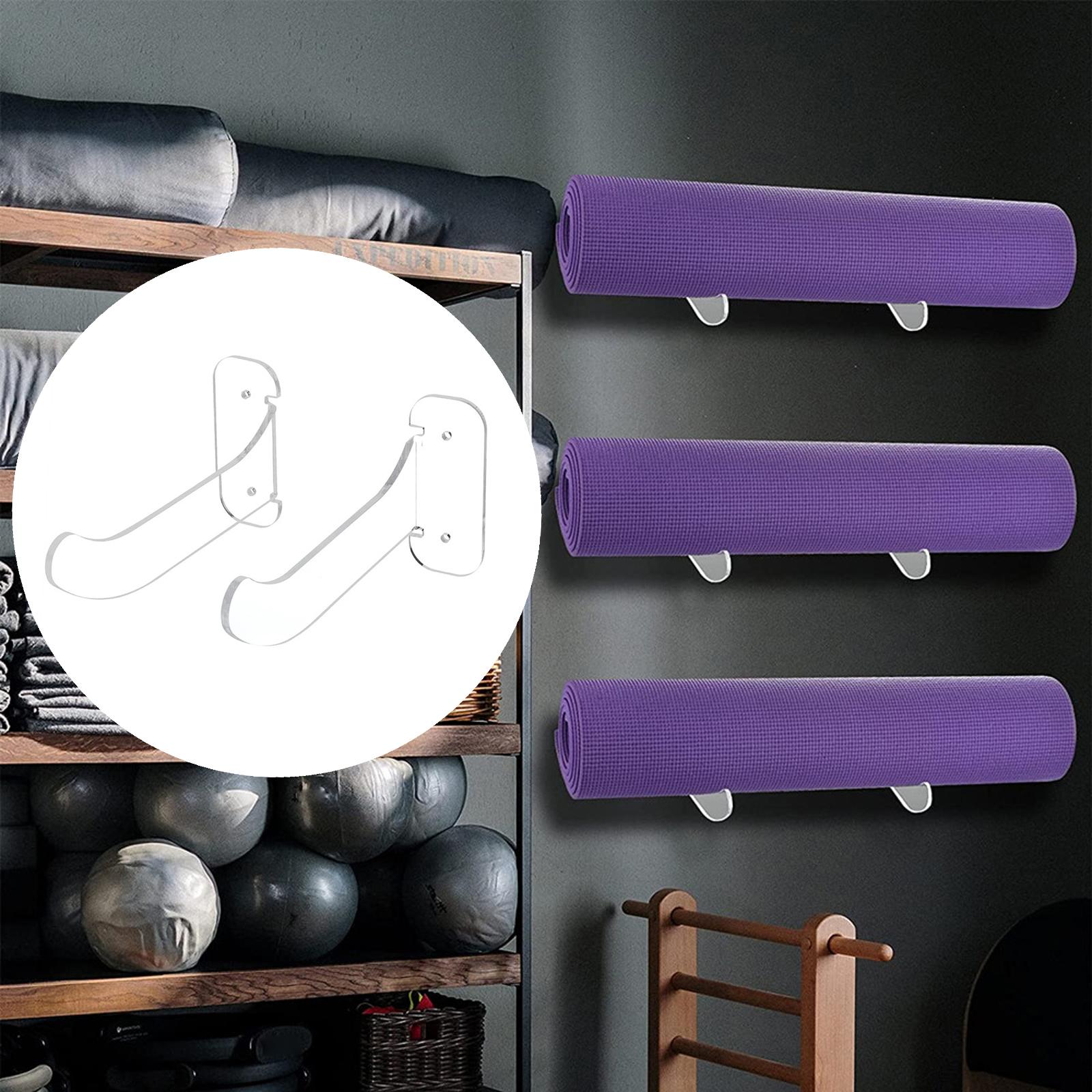 Yoga Fitness Class - Yoga Matı Askısı Duvara Monte Edilebilir