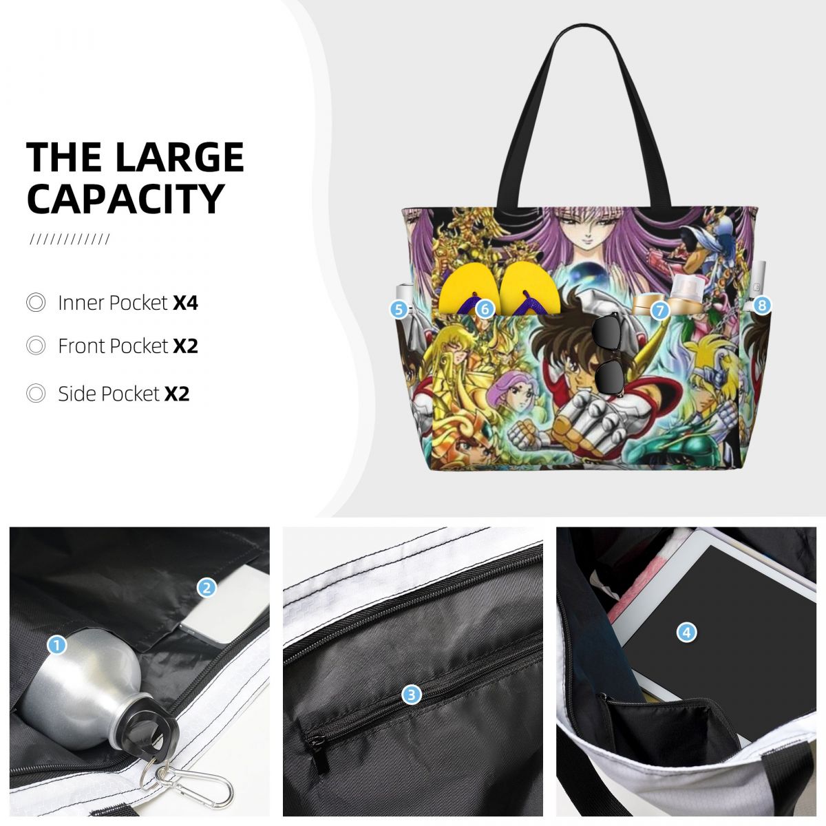 Seiya Knights Merch (4) Plaj Ç - Yoga Fitness Merch incelemesi ve fiyatı