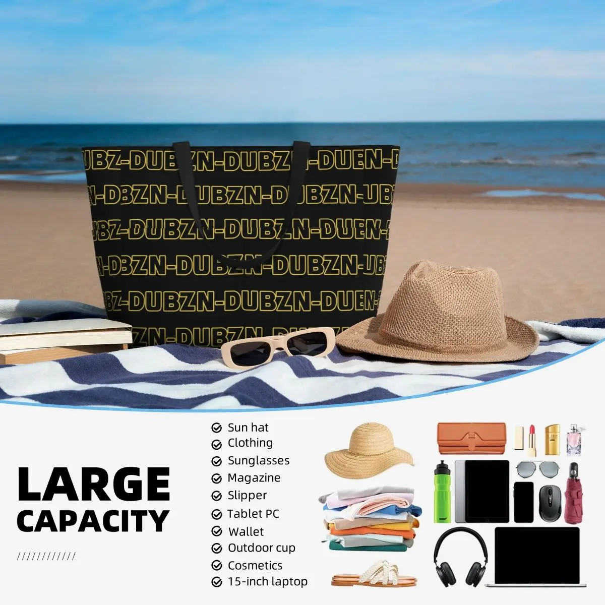 N-Dubz Merch NDubz Logo Plaj Ç - Yoga Fitness Merch incelemesi ve fiyatı