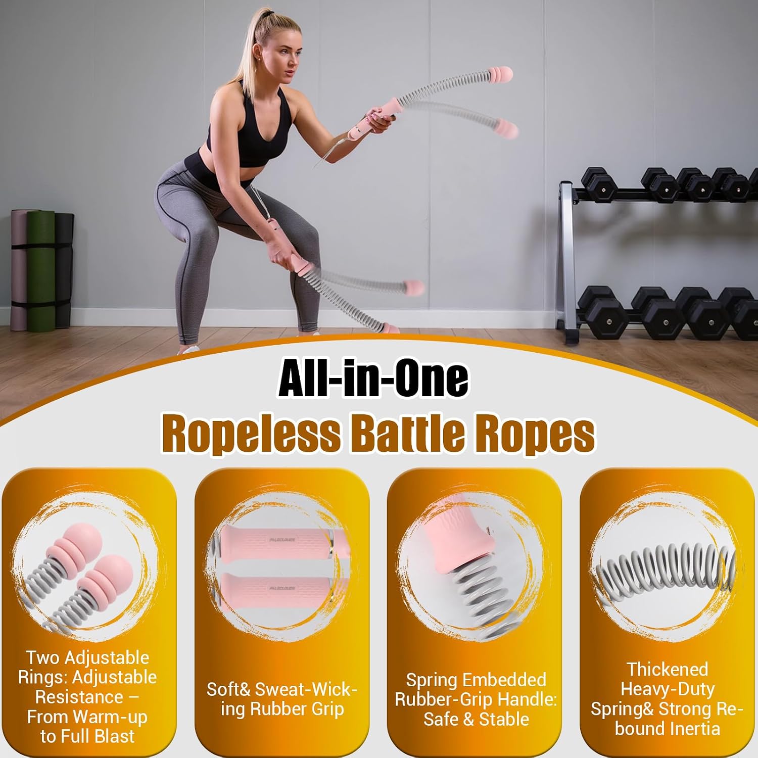 Taşınabilir İpsiz Battle Rope' - Battle Rope Exercise incelemesi ve fiyatı