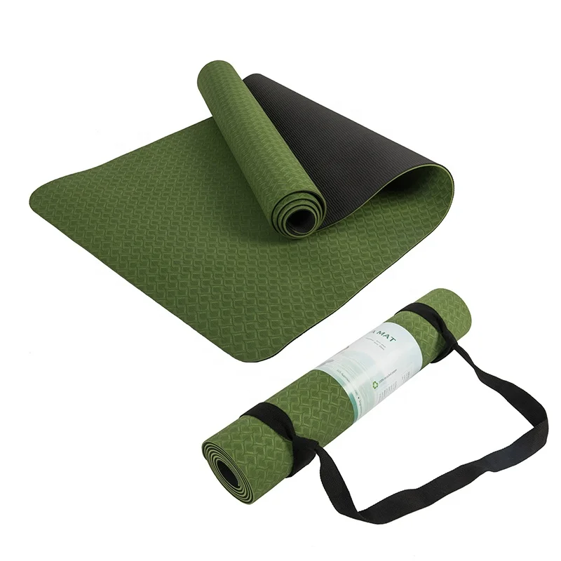 6mm Yeşil Siyah Özel Logo Tasa - Yoga Fitness Logo Design incelemesi ve fiyatı